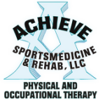 A logo for achieve sports medicine and rehab, llc.